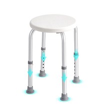 VEVOR Siège de Douche Tabouret de Douche Hauteur Réglable 136,1 kg Salle de Bain