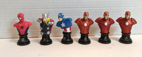 Marvel mini bust - lot, 6