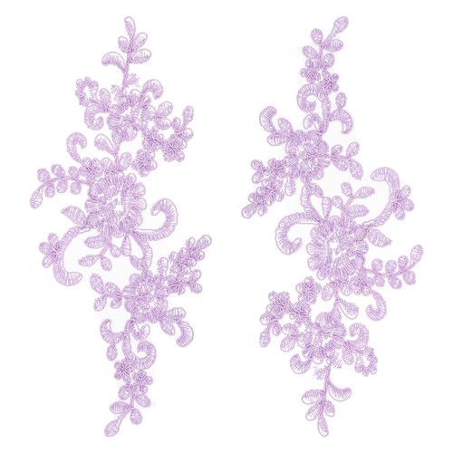 2pcs appliques dentelle - 2pcs,