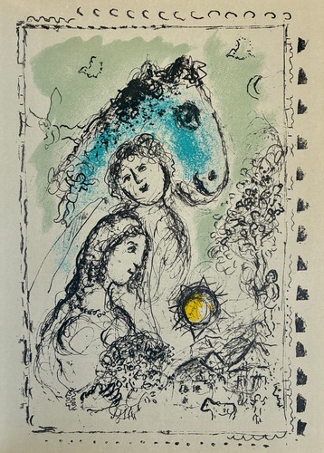 Lithographie marc chagall - marc,