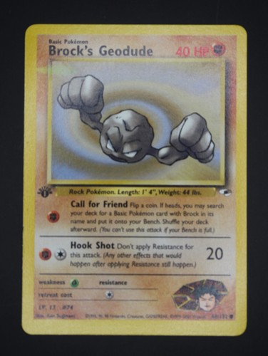 Carte pokemon 132 brock - pokemon, brock's