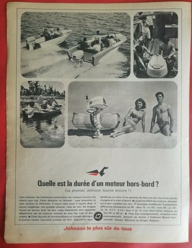 Publicité 1964 moteurs - 1964,