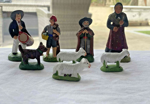 Lot santons provence - santons,