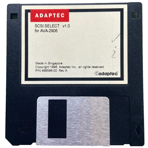 Adaptec scsi select ava 2906 - select, ava-2906