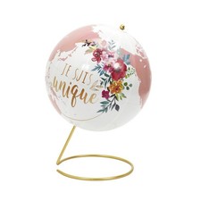 Globe Terrestre Déco "Girly"