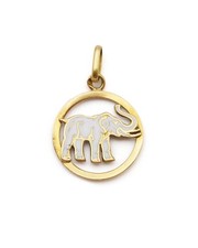 Pendentif éléphant blanc