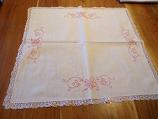 Linge ancien Napperon coton