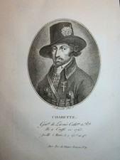 RARE GRAVURE XVIII PORTRAIT
