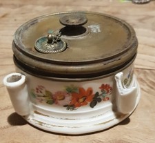 encrier porcelaine de paris ancien dans son jus