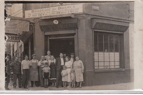 Drancy carte photo - carte, café