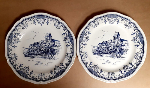 Assiettes plates faïence - 2,