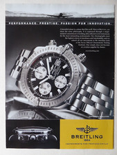 9/2005 PUB MONTRE BREITLING WATCHES CHRONOMAT EVOLUTION AVIATION ORIGINAL AD