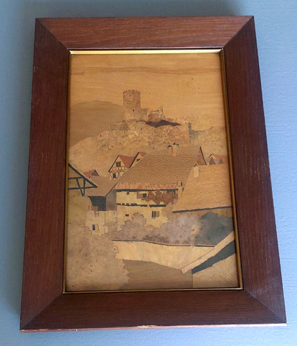 Tableau marquetterie - tableau, en