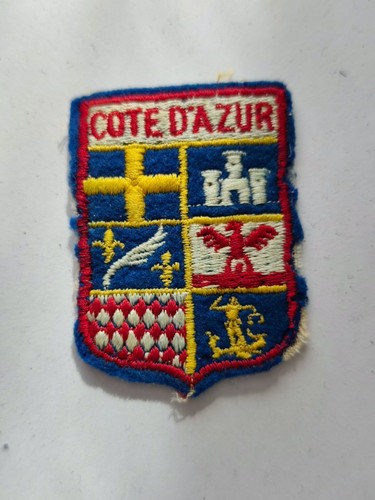 Ancien écusson brodé - écusson, vintage