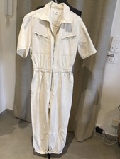 Très Belle Combinaison Jeans Écru Mango 36/38 Tbe