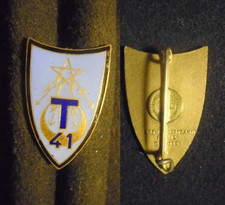 INSIGNE MILITAIRE – 41° RÉGIMENT DE TRANSMISSIONS – A BERTRAND PARIS DÉPOSÉ