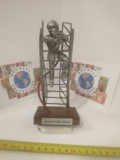 PMPB8-0403 POMPIERS LES ETAINS DU PRINCE LANCE SUR ECHELLE AERIENNE