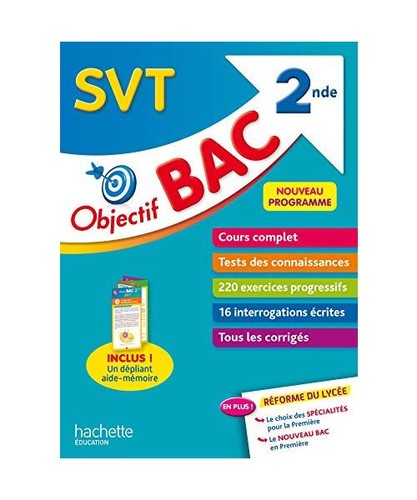 Objectif bac svt 2nde guais - objectif,