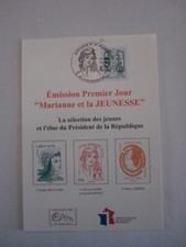 carte postale Marianne et la