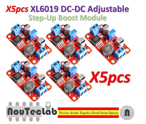 5pcs boost power - dc,