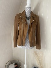 Veste En Cuir Daim Mango 34