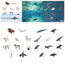 10pcs jouets d'animaux