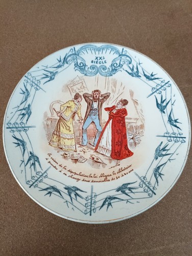 Assiette humoristique