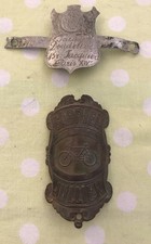 Ancienne Plaque Velo Cyclisme