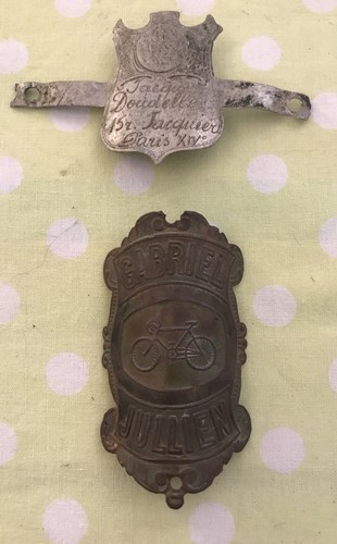 Ancienne plaque velo cyclisme - velo,
