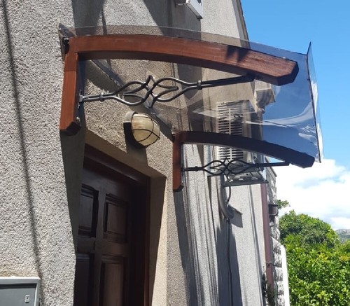 Auvent porte diy entrée - auvent, de
