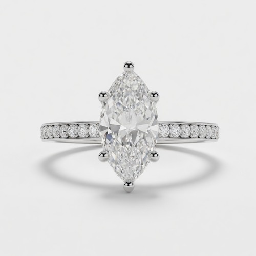 2ct marquise lab grown - lab,
