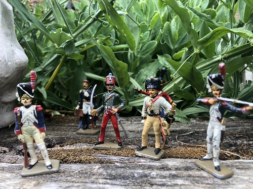 Lot 5 figurines plomb - 1/32,