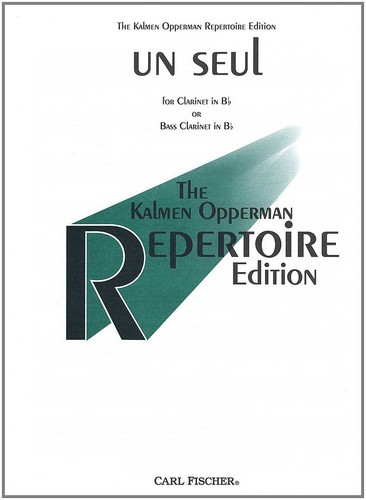 Seul clarinette - un,