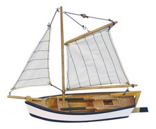 Bateau de pêche en Bois 25 x