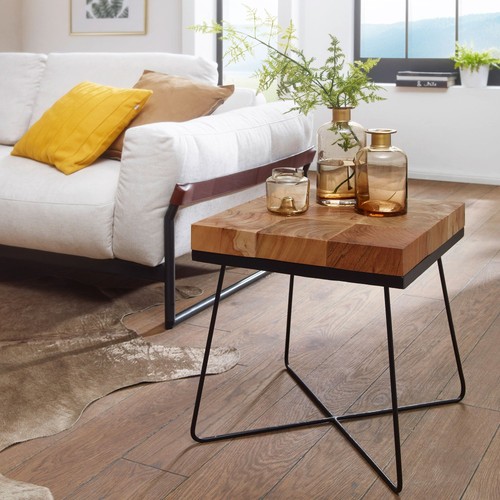 Finebuy table appoint - d'appoint, bois