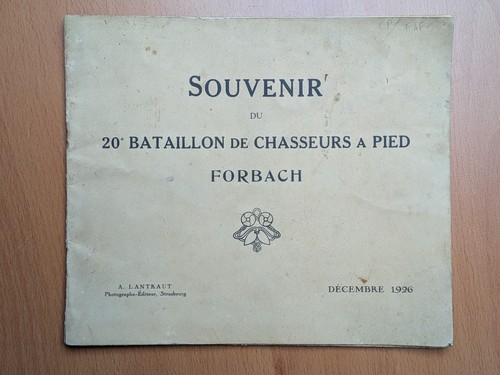 Souvenirs 20e bataillon de - 20e,