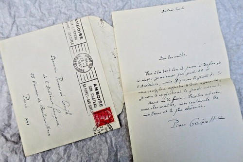 Pierre gaxotte lettre - pierre,