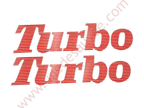 Autocollant sticker turbo - sticker,