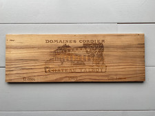 Ancienne estampe caisse vin en bois : Château Talbot - 1989