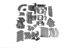 MECCANO  Lot de pièces zinguées