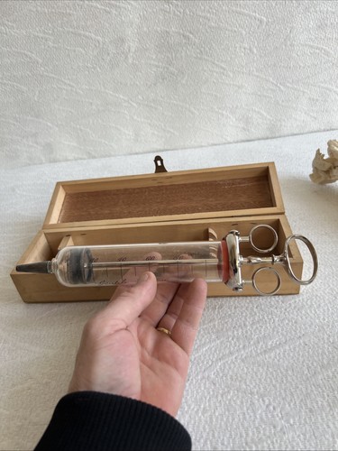 Ancienne seringue verre - ancienne,