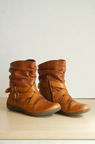 Bottines plates hiver - , femme