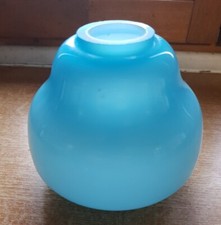 1 GLOBE ABAT JOUR OPALINE BLEU