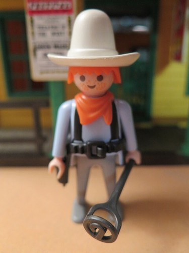 Cowboy roux avec fer - fer, de