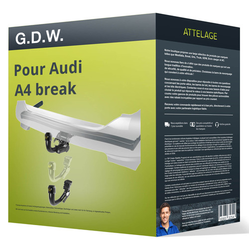Attelage pour audi break - attelage, a4