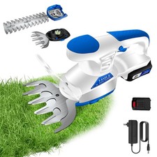 2 en 1 Taille-Haies Electrique sans Fil 12V Mini Taille-Herbes avec Batterie ...