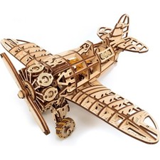 Maquette - 3D - Avion - Bois -
