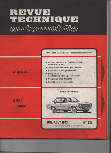 Revue technique auto rta opel - revue,