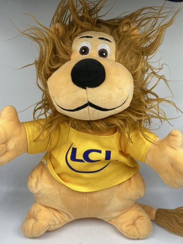 Peluche lion mascotte lcl - peluche,