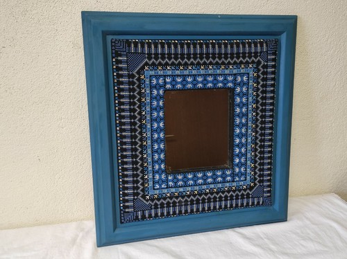 Miroir avec cadre bois - avec, en